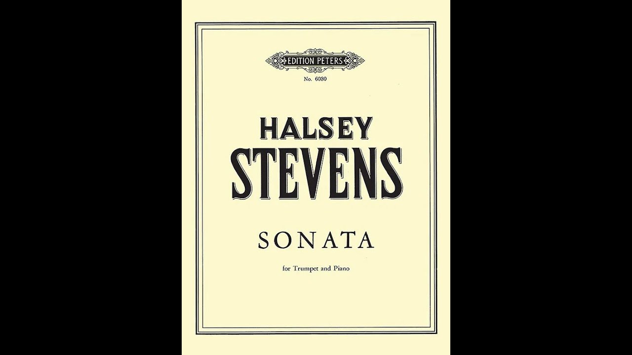 Phil Smith Trumpet ca. 1984 - Halsey Stevens, Sonata for Trumpet and Piano