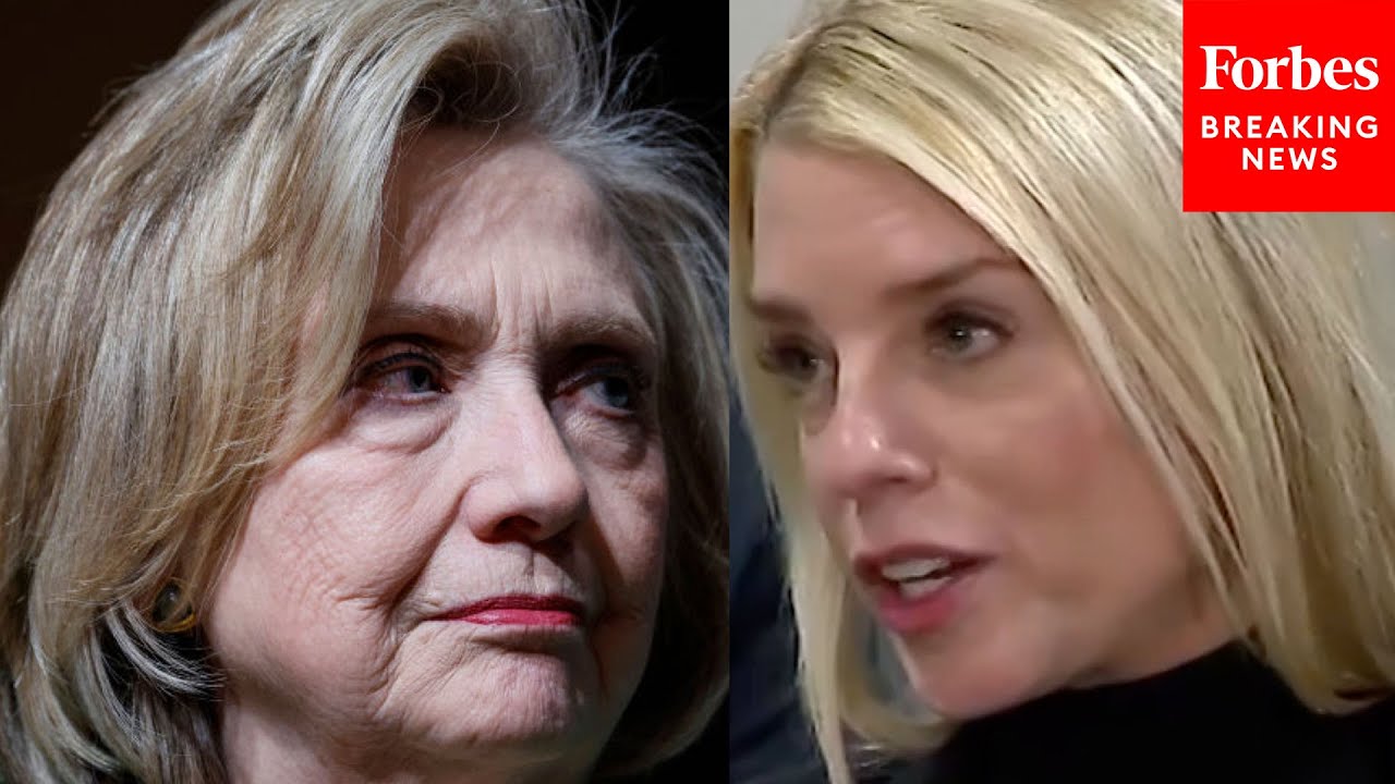 JUST IN: AG Pam Bondi Brings Up Hillary Clinton When Reporter Asks Her About Signal Leak