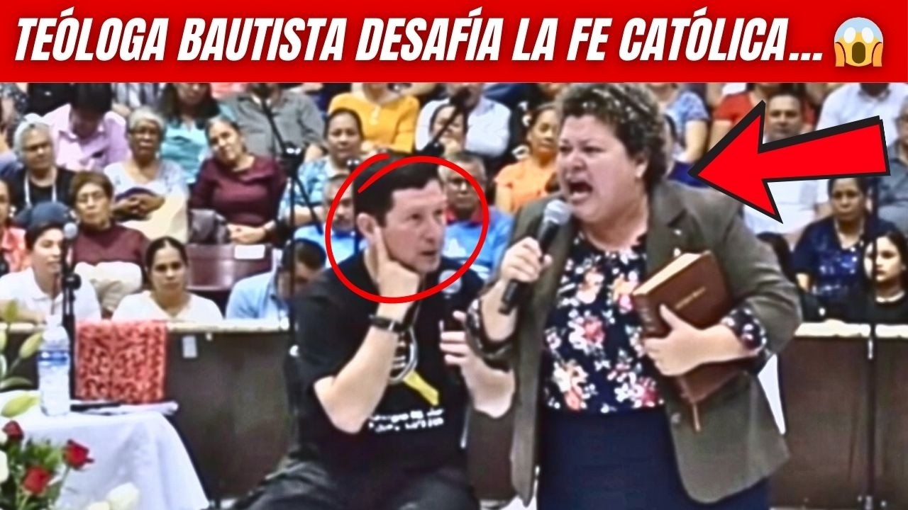 Teóloga bautista desafía la fe católica… y queda en shock tras la respuesta bíblica del Padre Luis