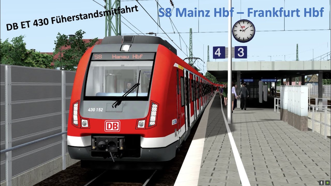 MITFAHRT S8 Mainz Hbf - Rüsselsheim - Frankfurt Hbf | Train Simulator 2021