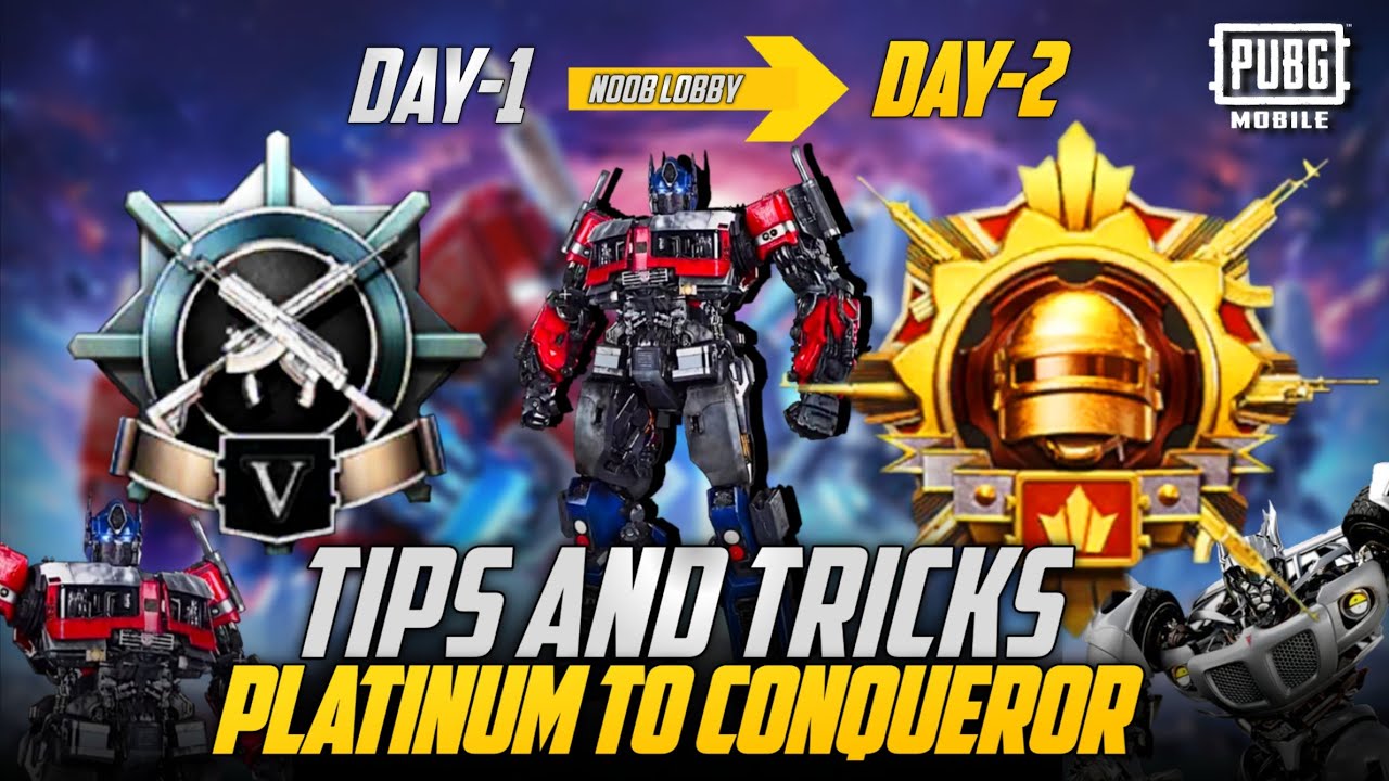 C9S25 From Platinum To Conqueror 🔥 Tips And Tricks 100% Working  | PUBGM