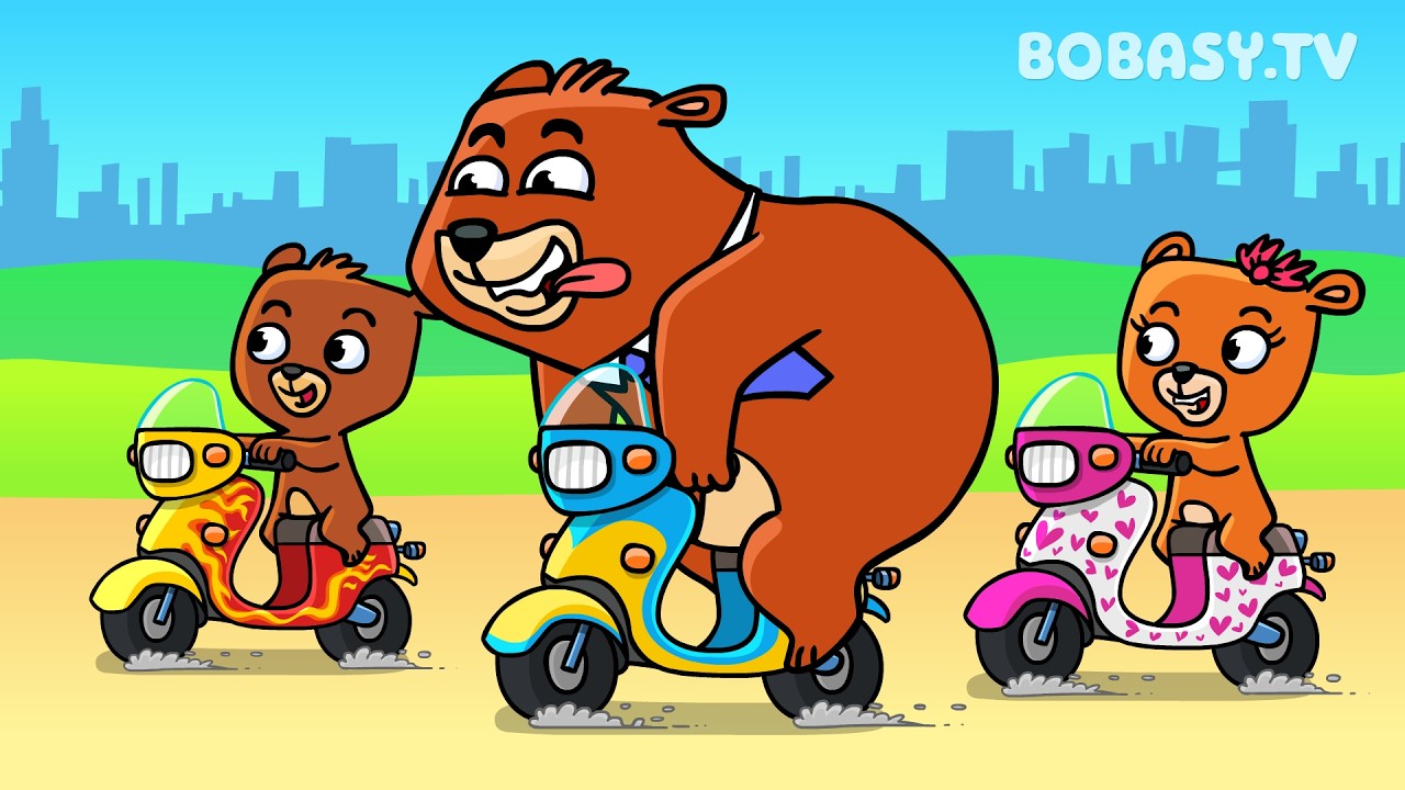Jadą Jadą Misie 🐻 | Piosenka dla dzieci 🎵 | Bobasy TV