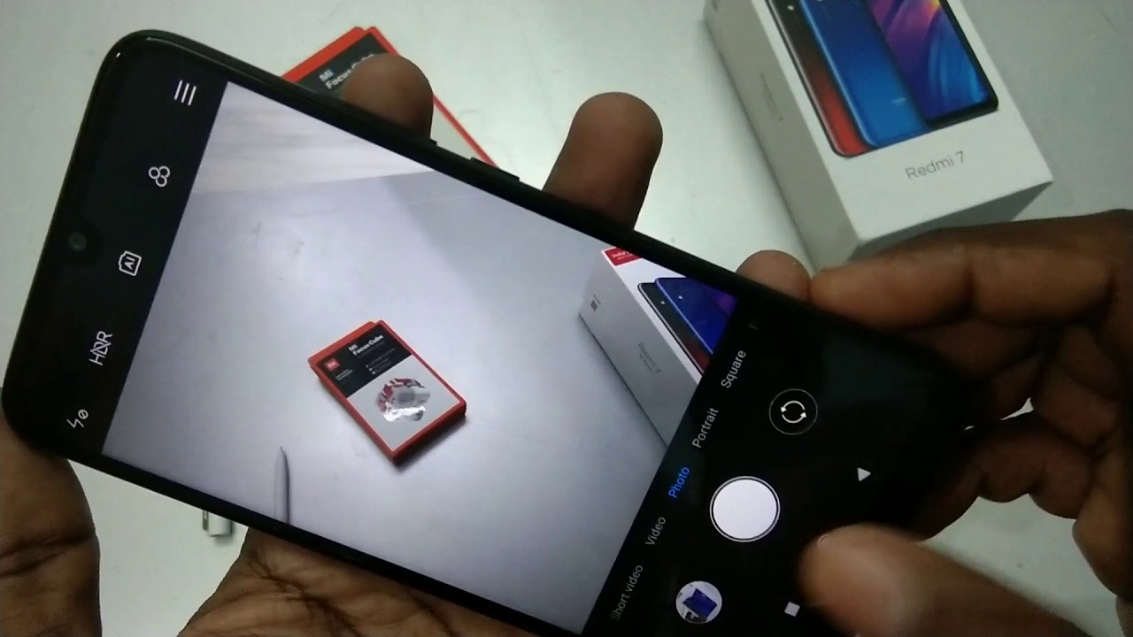How to open camera using buttons in Redmi 7