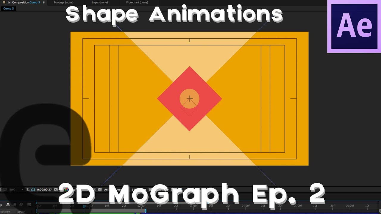 After Effects: Basic 2D Motion Graphics Tutorial | Episode 2 (Shape Animations)