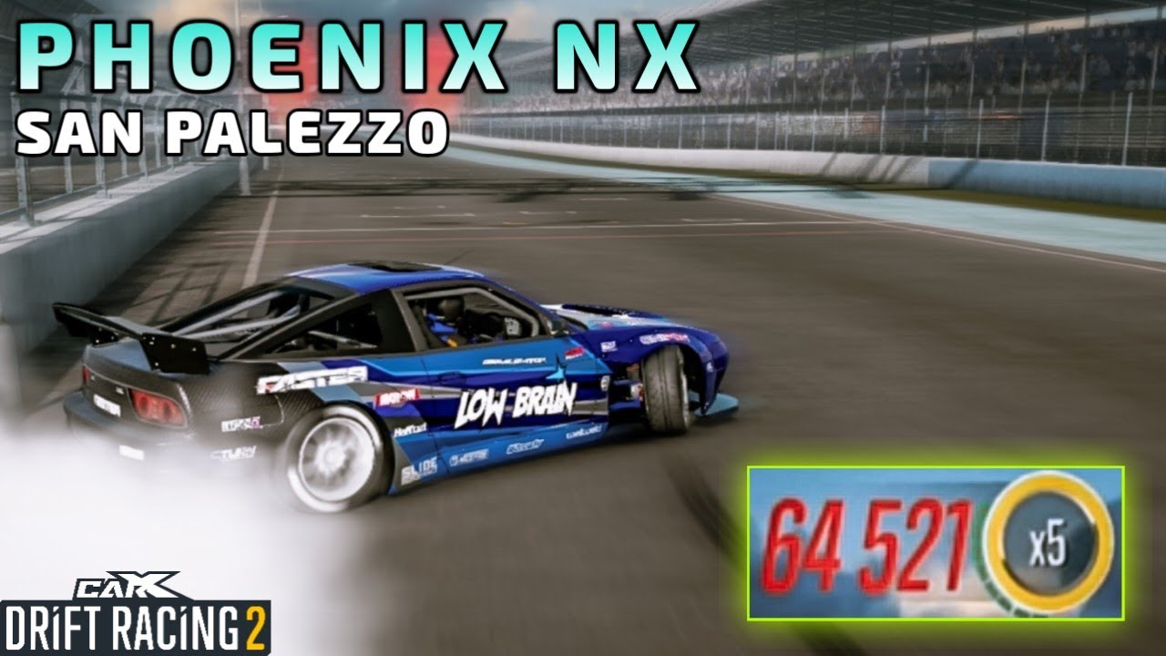 PHOENIX NX (Nissan 180SX) with R4S ROTARY ENGINE SAN PALEZZO GAMEPLAY - CarX Drift Racing 2