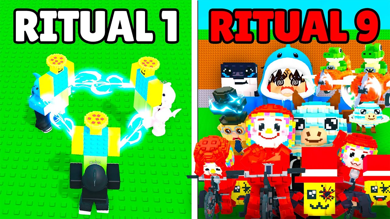 FIZ TODOS OS RITUAIS SECRETOS DO ROUBE UM BRAINROT!
