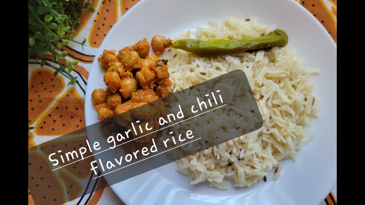 Chili Garlic Flavored Rice | Easy Recipe