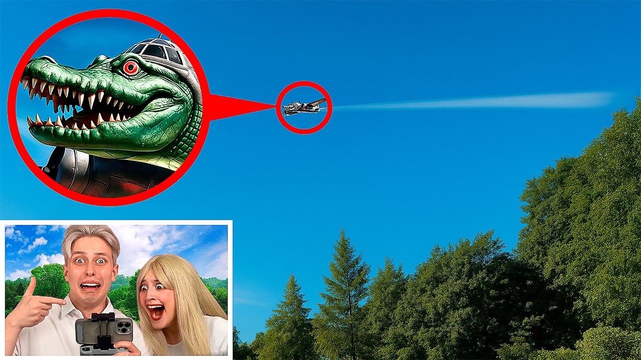 МОЙ ДРОН СНЯЛ НАСТОЯЩЕГО BOMBARDINO CROCODILO в Реальной Жизни!