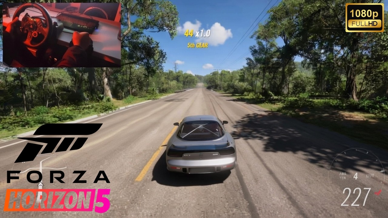 Logitech G29 Manual Clutch Transmission Gameplay - Forza Horizon 5