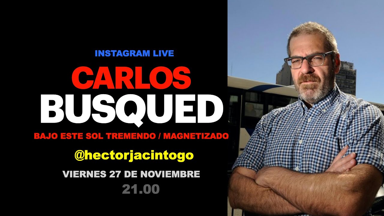 Charla con Carlos Busqued