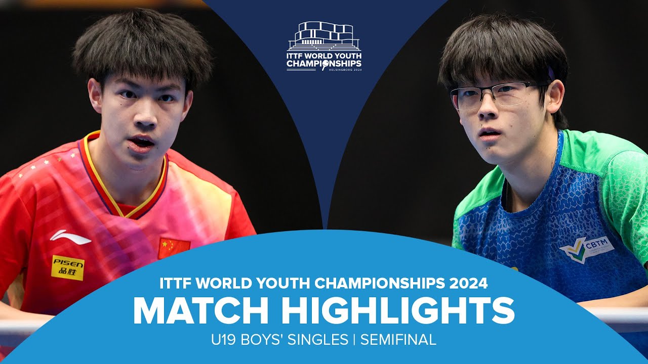 Huang Youzheng vs Leonardo Iizuka | U19 BS-SF | ITTF World Youth Championships 2024