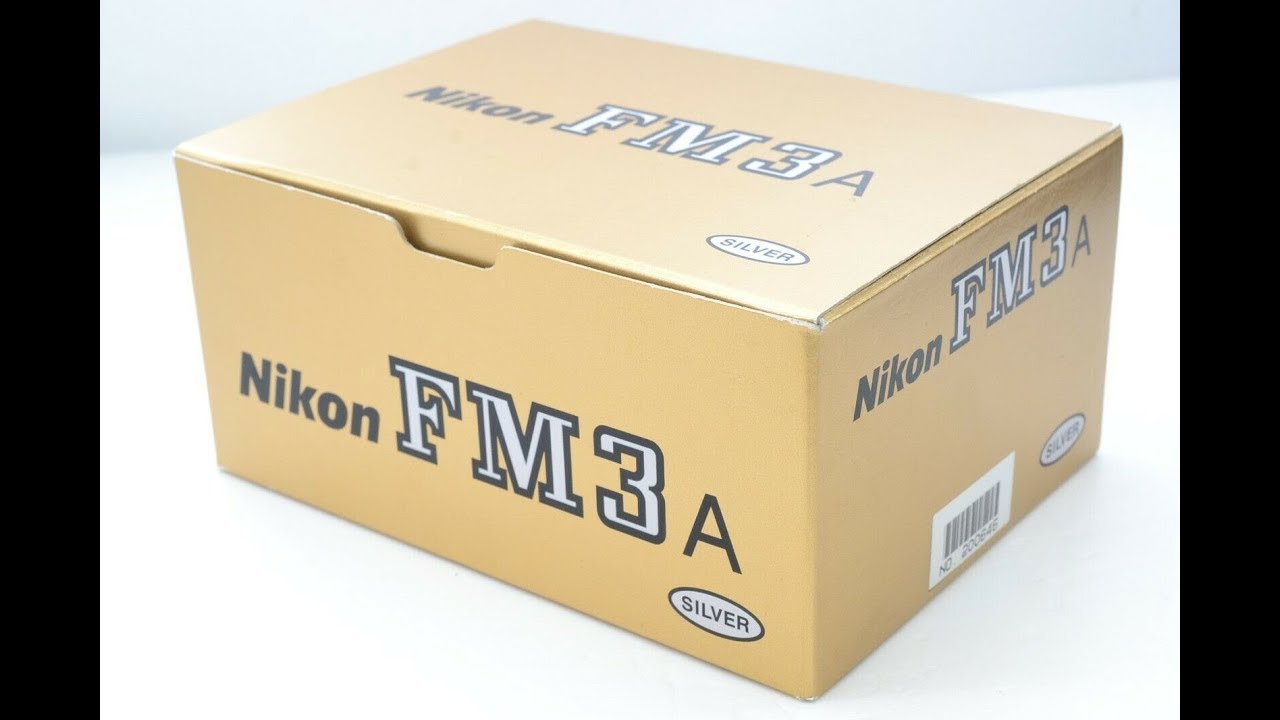 Recommended film camera collection *Top Mint in Box* Nikon FM3A Silver 35mm SLR Camera Japan #2247