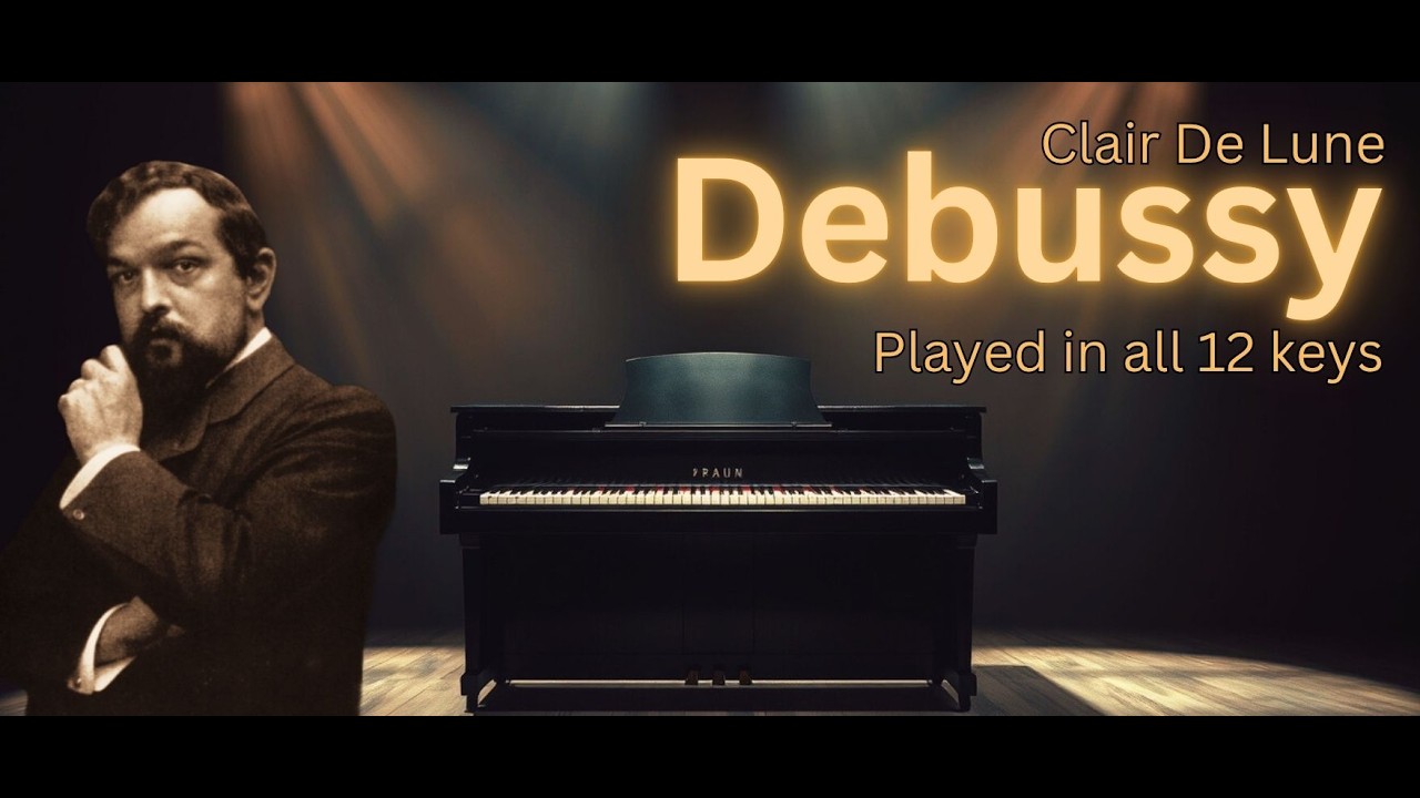 12 Keys, 1 Masterpiece: Discover Debussy's 'Clair de Lune' Reimagined