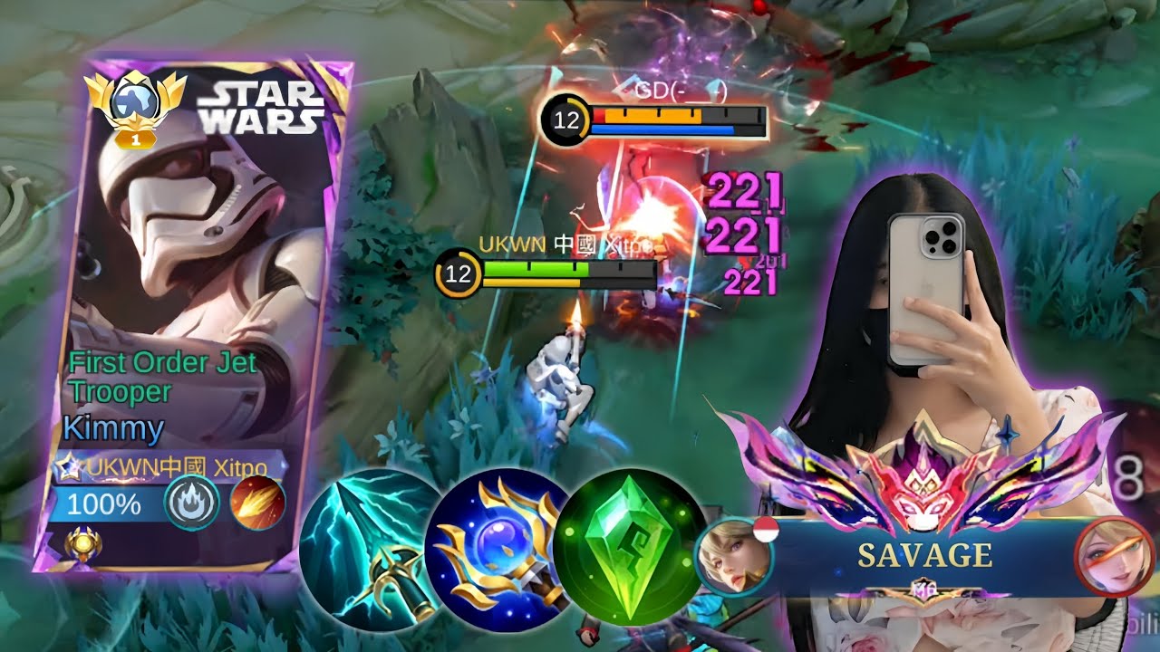 I USE FRANCINE FAVORITE HERO😱One Hit Build Kimmy🔥