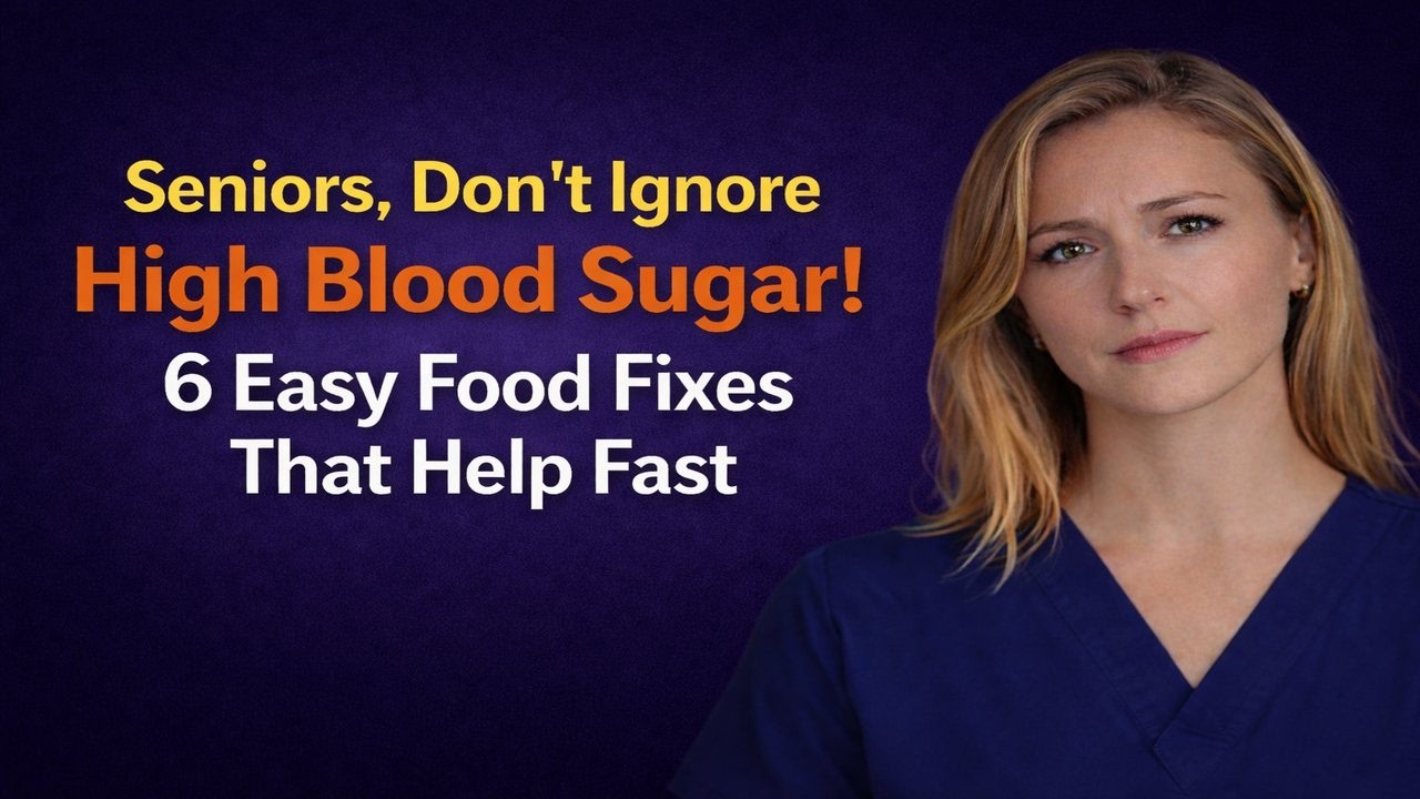 Seniors: Stop Blood Sugar Spikes with These 6 Easy Food Hacks!