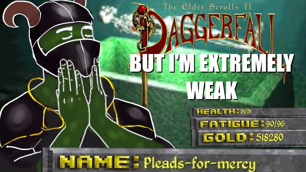 I Beat Daggerfall Using The WORST Possible Build