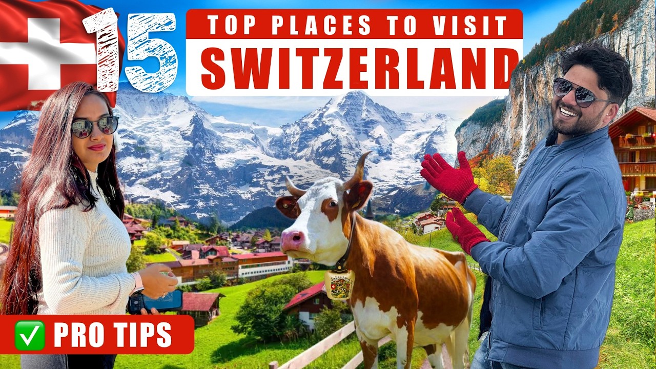 Switzerland Tourism Video | 15 Best Places to Visit in Switzerland | Switzerland Top Tourist Places