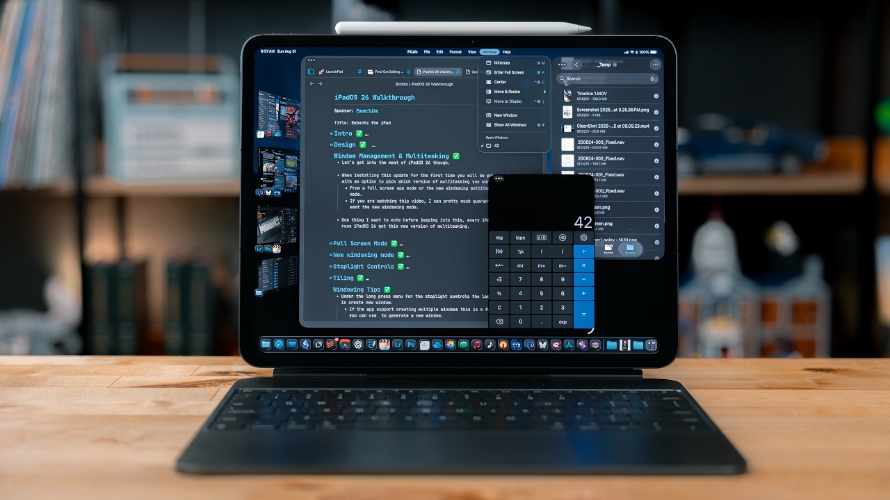 My iPad Workflow, Rebuilt for iPadOS 26