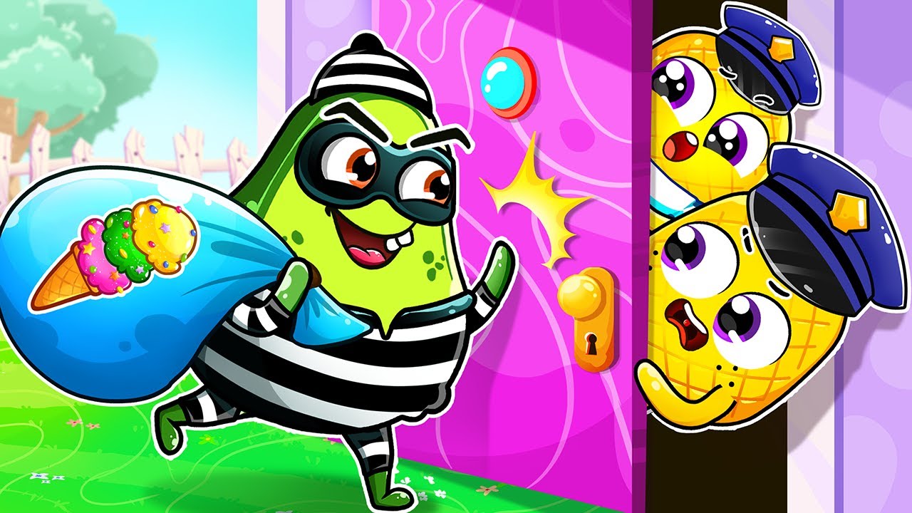 Knock Knock, Who's at the Door?👮‍♂️| Learn Safety Rules | YUM YUM - Funny Kids Songs