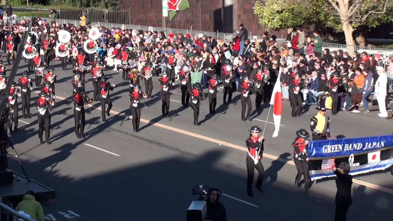 Koriyama Honor Green Band - 2015 Pasadena Rose Parade