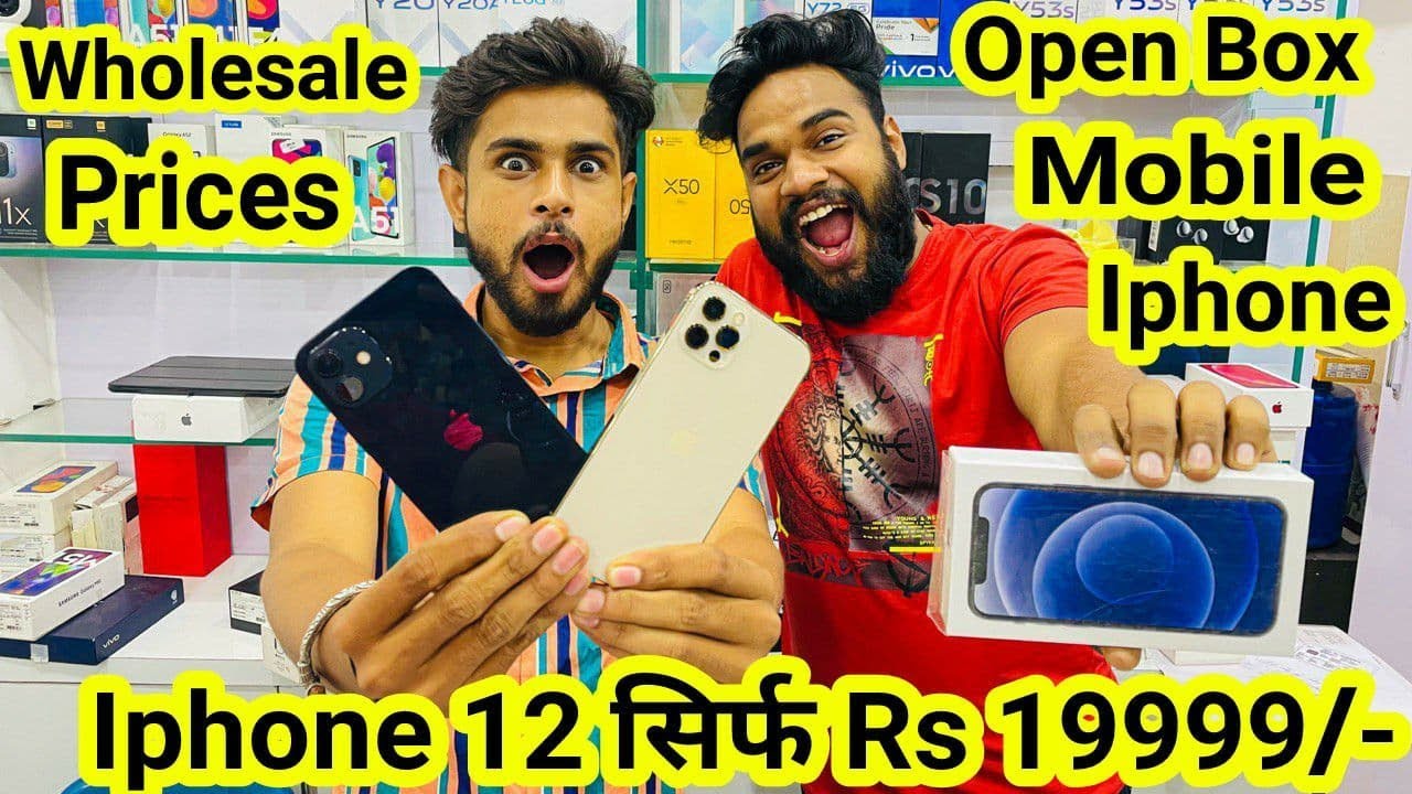 jj New shop🔥 IPHONE 12 Rs 19999/- Only | Open Box Mobile | jj Communication | Second hand iphone