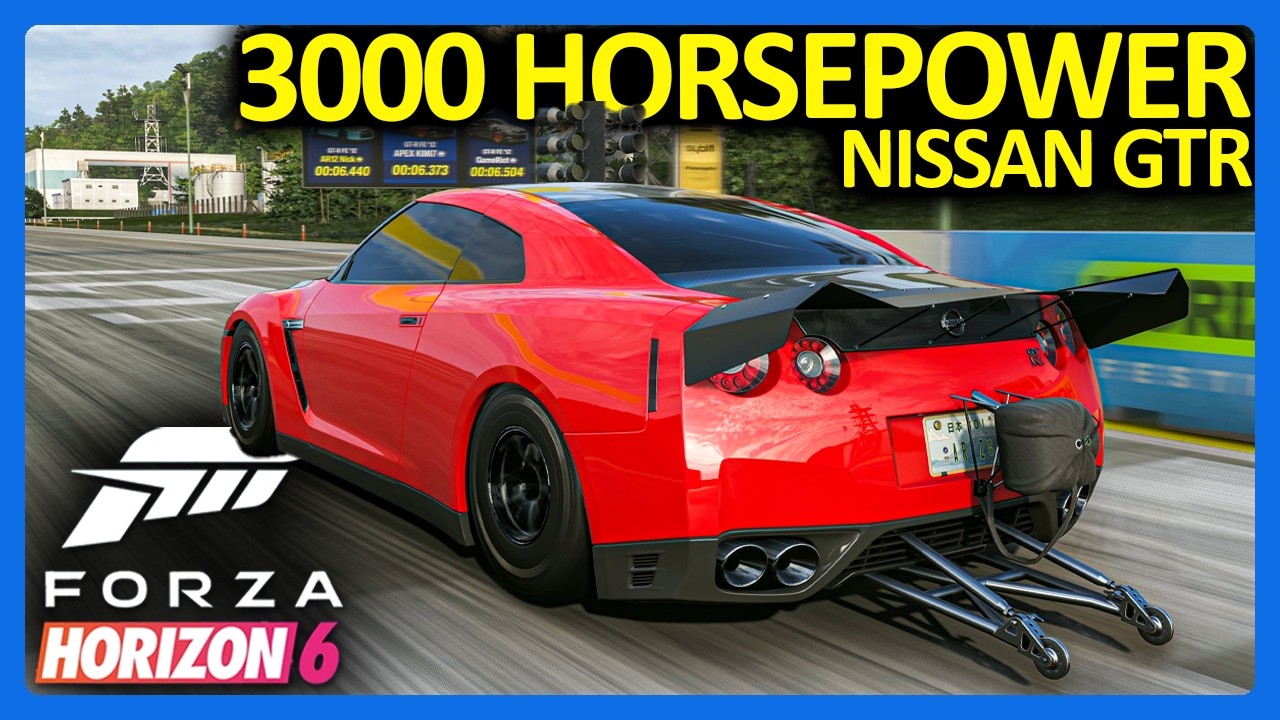 Forza Horizon 6: Кастомизация Nissan GTR мощностью 3000 лошадиных сил!! (Геймплей FH6)