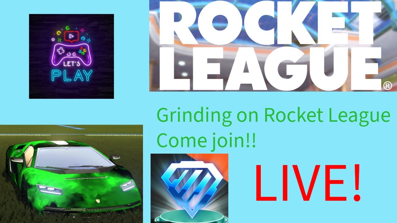 LIVE Rocket league Grinding (Road to champ) (Road to 1k SUBS)