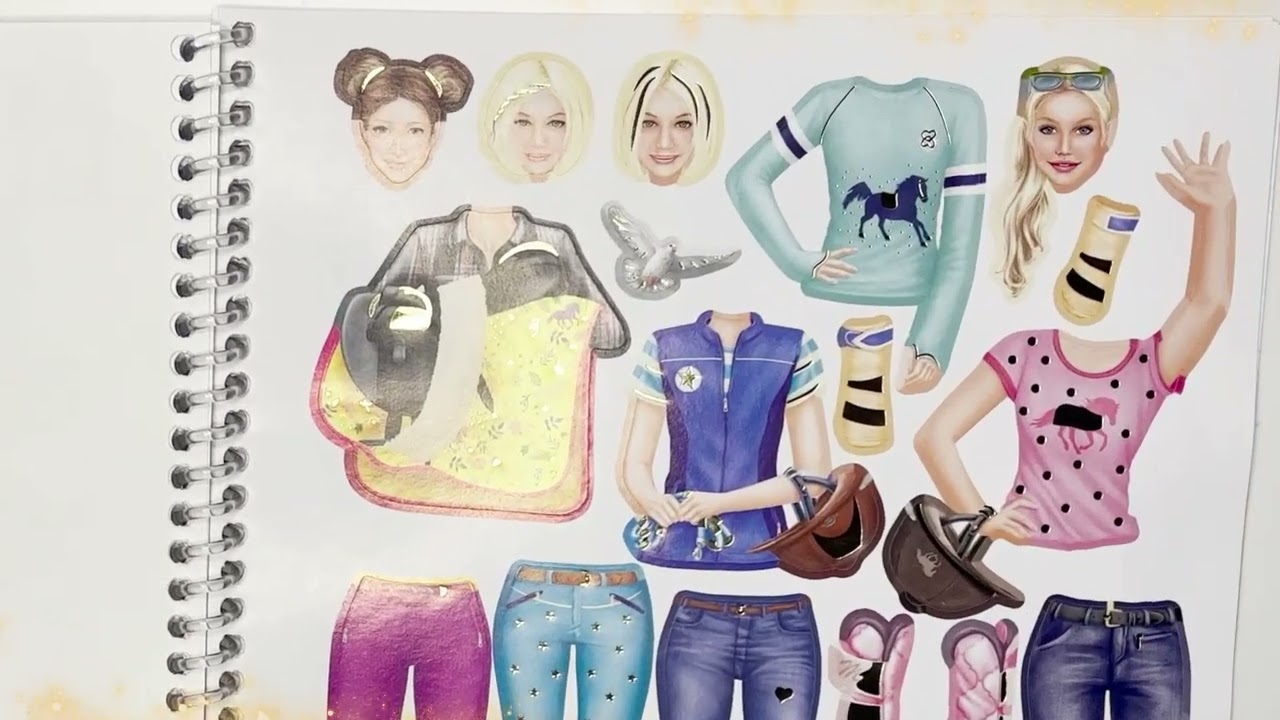 Miss melody Sticker book review - dress me up miss melody