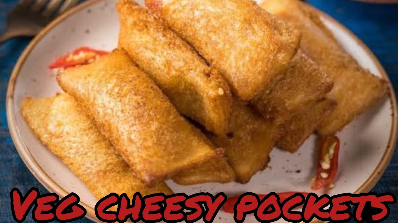 Crispy veg cheesy pockets / veg pockets / cheesy veg pockets 😋😍