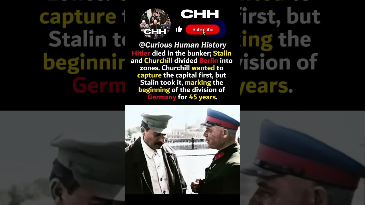 The Moment Germany Was Split in Two #history #shorts #ww2