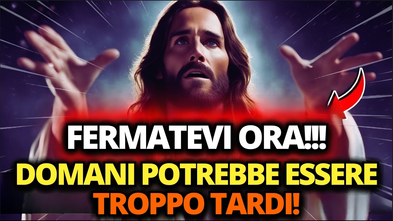 ⚠️ DIO DICE: 999 MI HA GIÀ SCARTATO... Il tuo tempo per agire è ora! ✝️ MESSAGGIO DI DIO