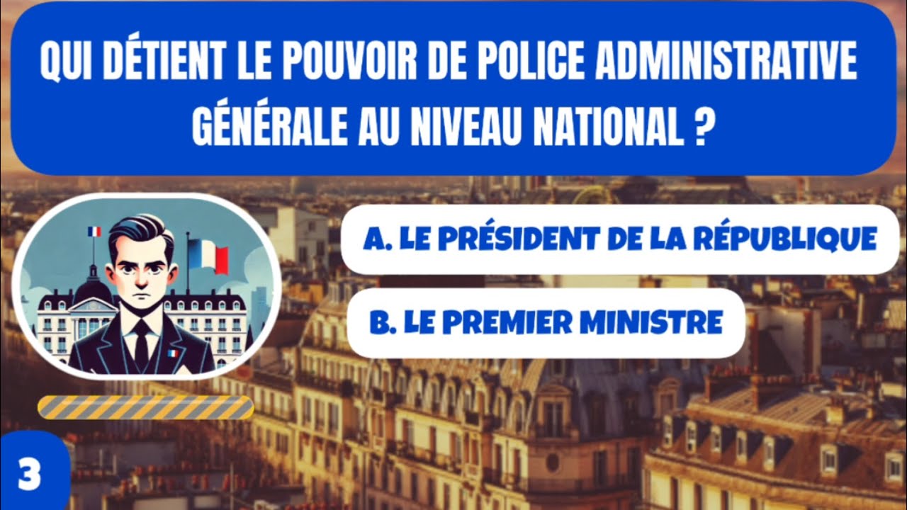 🚔 Quiz en Droit Administratif : La Police Administrative en 10 Questions ! 🎯