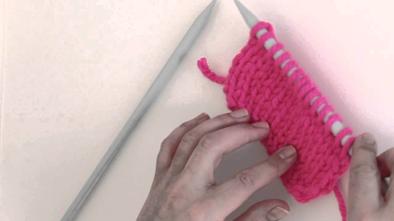 Stocking Stitch Tutorial - How to Knit Stocking Stitch