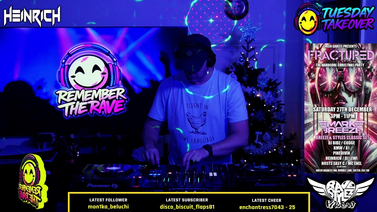 Remember The Rave Tuesday Takeover - 16/12/2025 - UK Hardcore