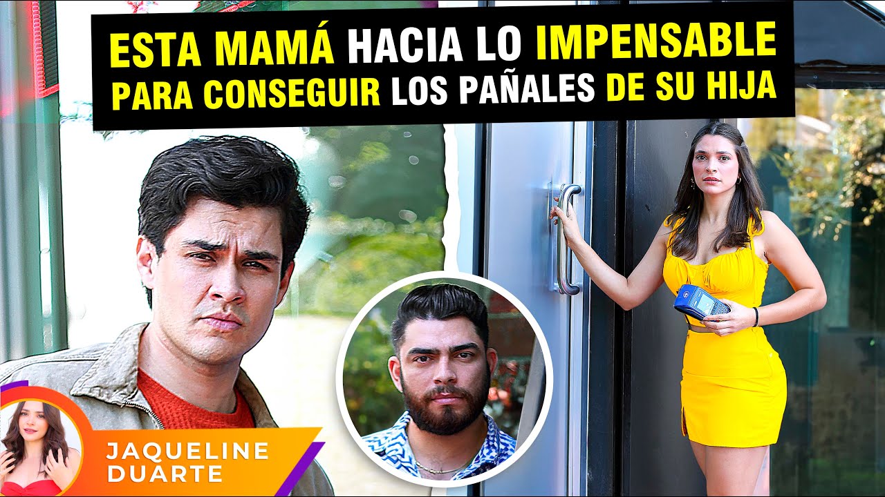 Esta mamá hacia lo impensable para conseguir los pañales de su hija.
