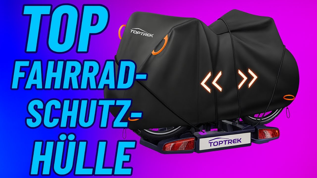 Top Fahrradschutzhülle für E Bikes 🚴‍♂️💥 Passt perfekt auf den Fahrradanhänger von THULE!
