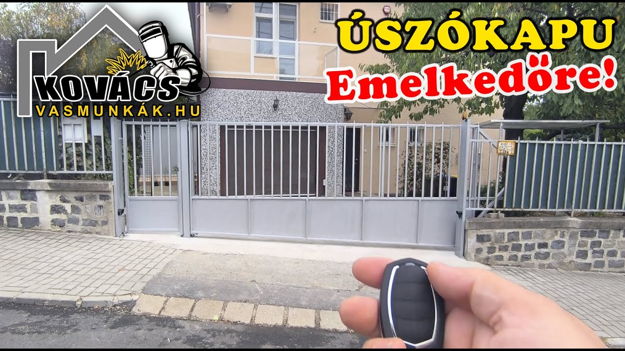Úszókapu lejtős talajra
