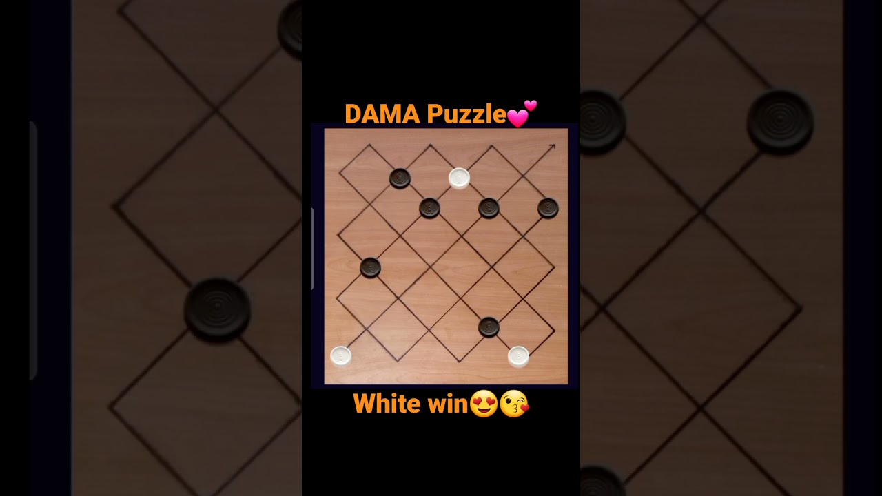 223. DAMA Puzzle!!! 8 peon vs 8 peon