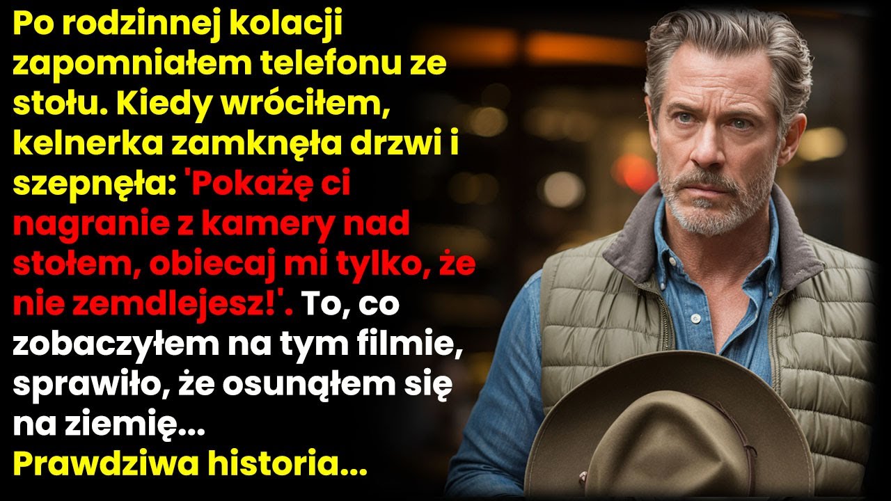 Wychodząc, kelnerka zamknęła drzwi i szepnęła: „Obiecaj, że nie zemdlejesz!”. Wtedy ja...