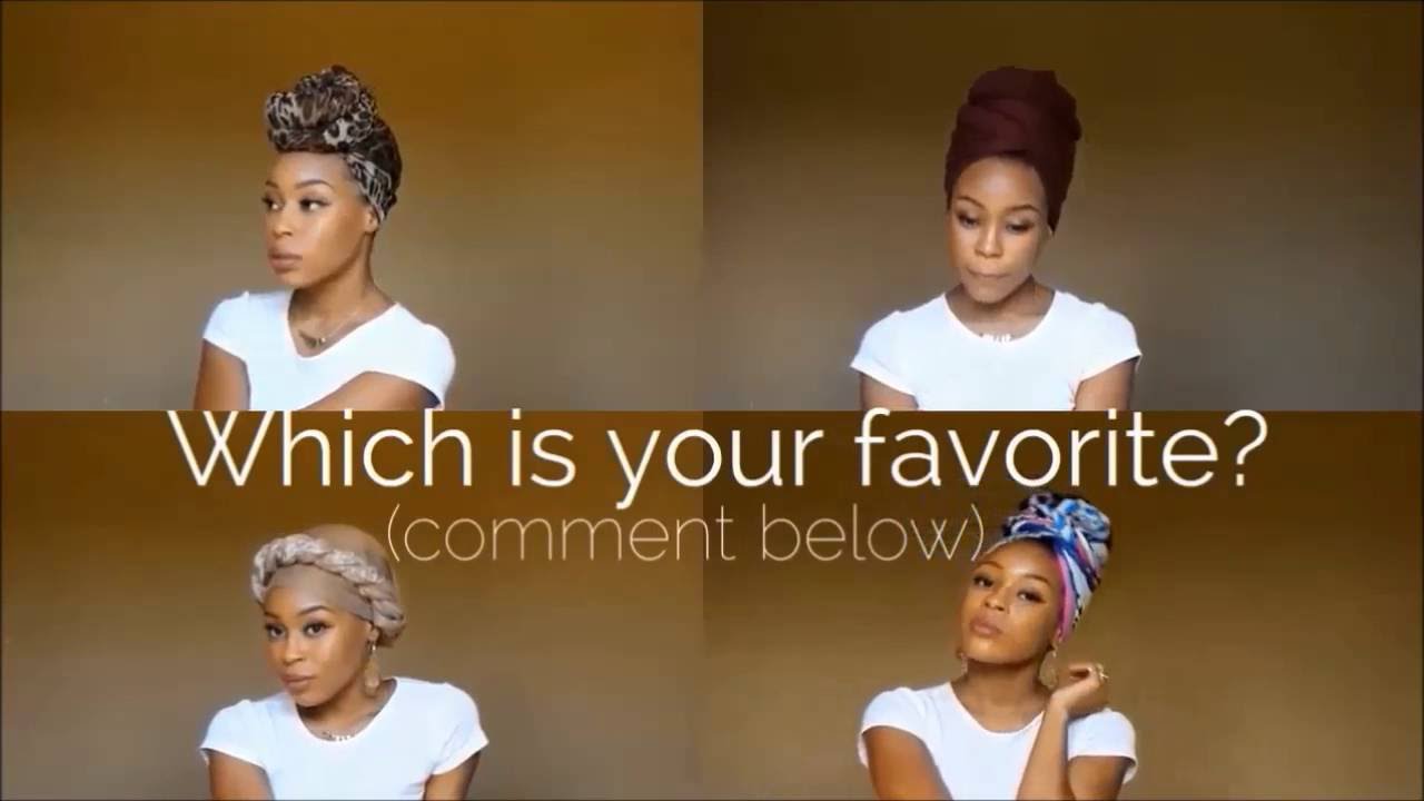 I 4 magnifici metodi per indossare un turbante africano!