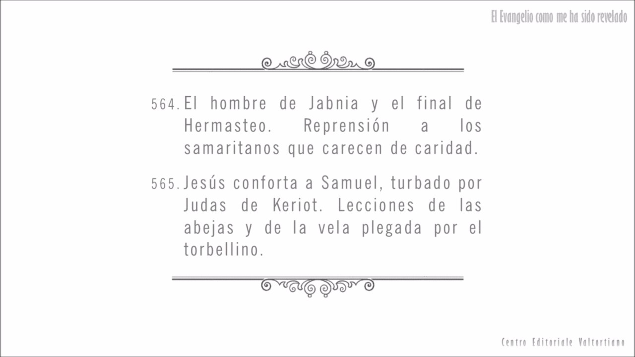 El Evangelio como me ha sido revelado: 564-565