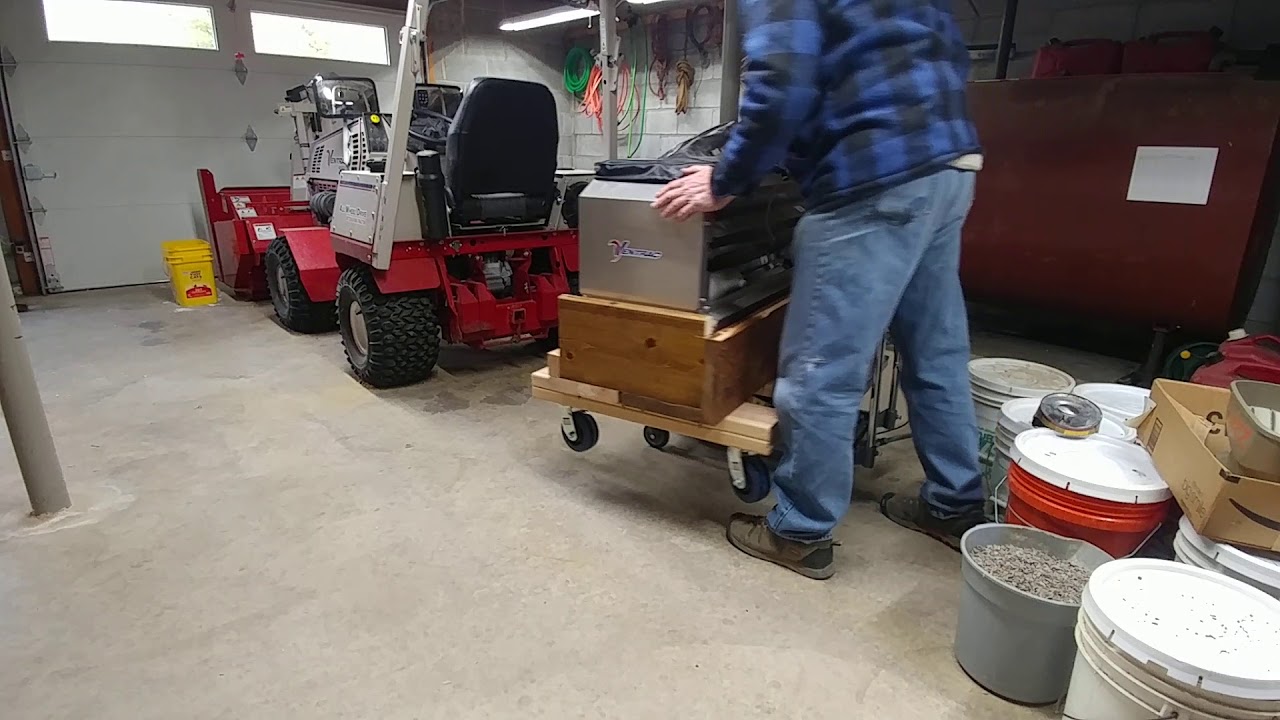Ventrac SA250 Drop Spreader Easy Installation, Storage and Removal
