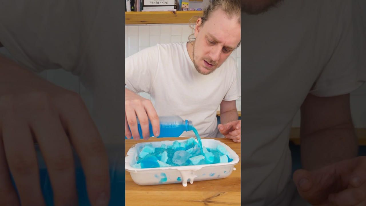 EXPERIMENTANDO GELEIRA! 🧊 #asmr #mukbang #confeitaria #challenge #mukbangai