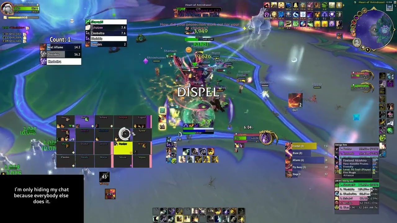 Mythic Fyrakk - Discipline Priest PoV - Pool Noodle Pirates