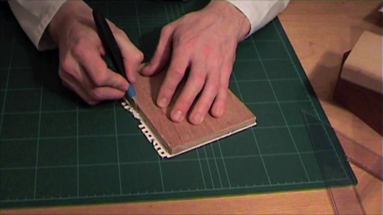 A Beginner's Guide to Marquetry: Finishing off the Leaf Project