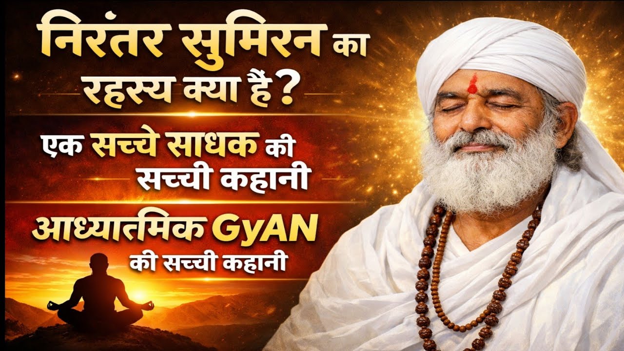 निरंतर सुमिरन का रहस्य क्या है?/एक सच्चे साधक की सच्ची कहानी/आध्यात्मिक Gyan ki sachchi kahani/