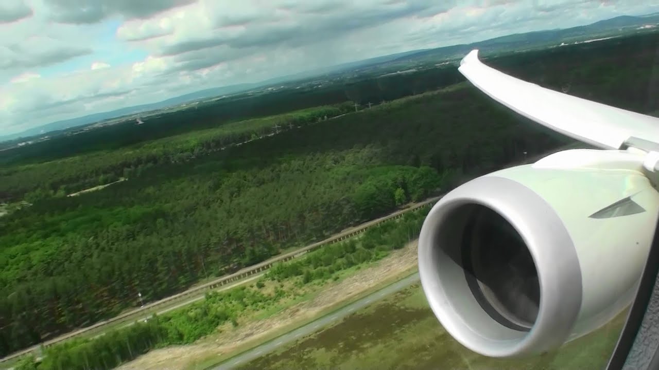Fantastic Business Class HD Boeing 787 Dreamliner Takeoff From Frankfurt On Qatar Airways!!!