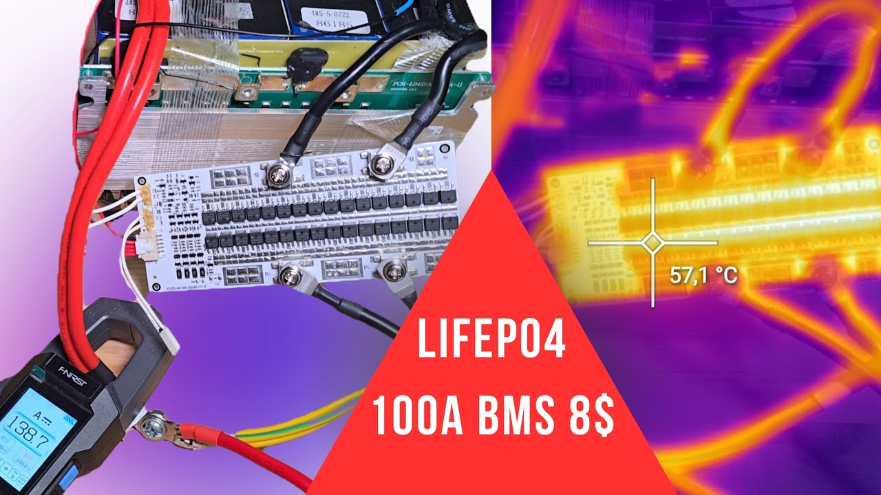 Бюджетна BMS для LiFePo4 4S на 100А