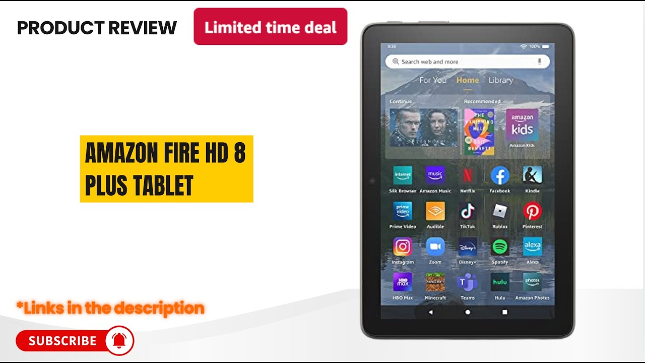 Обзор Amazon Fire HD 8 Plus 2022 🔥 Лучший бюджетный планшет с беспроводной зарядкой и Alexa!