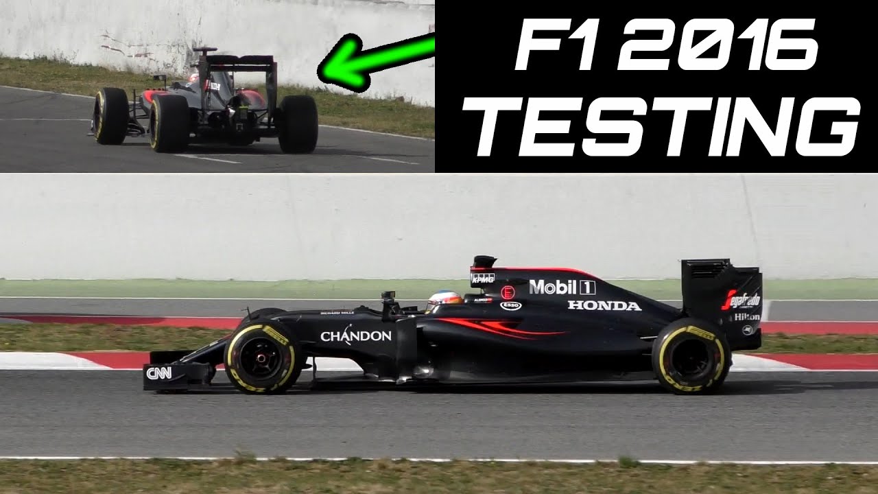 Formula 1 2016 Mclaren Sound -  What Testing Fernando Alonso..?